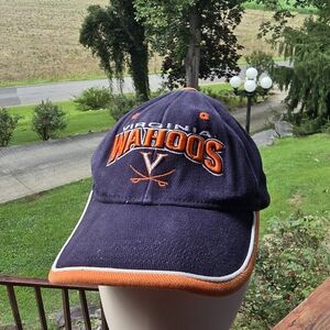 Vintage Virginia Wahoos Orange and Navy Youth Cap
